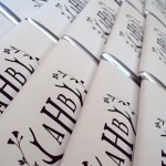 Bride and Groom Monogram Choco Bars